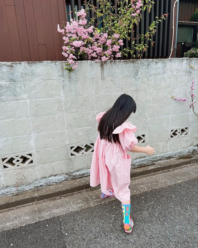 KIDS（original）パフスリーブワンピース