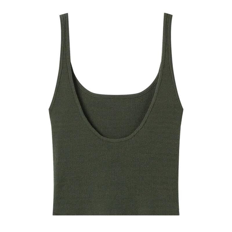 knitted camisole top W00321