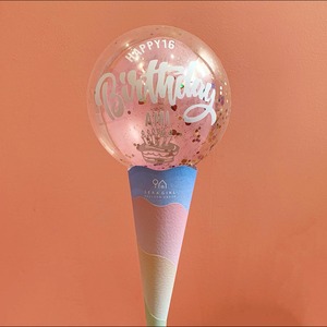 【送料無料Stick balloon】Icecream  IN Balloon BIRTHDAY