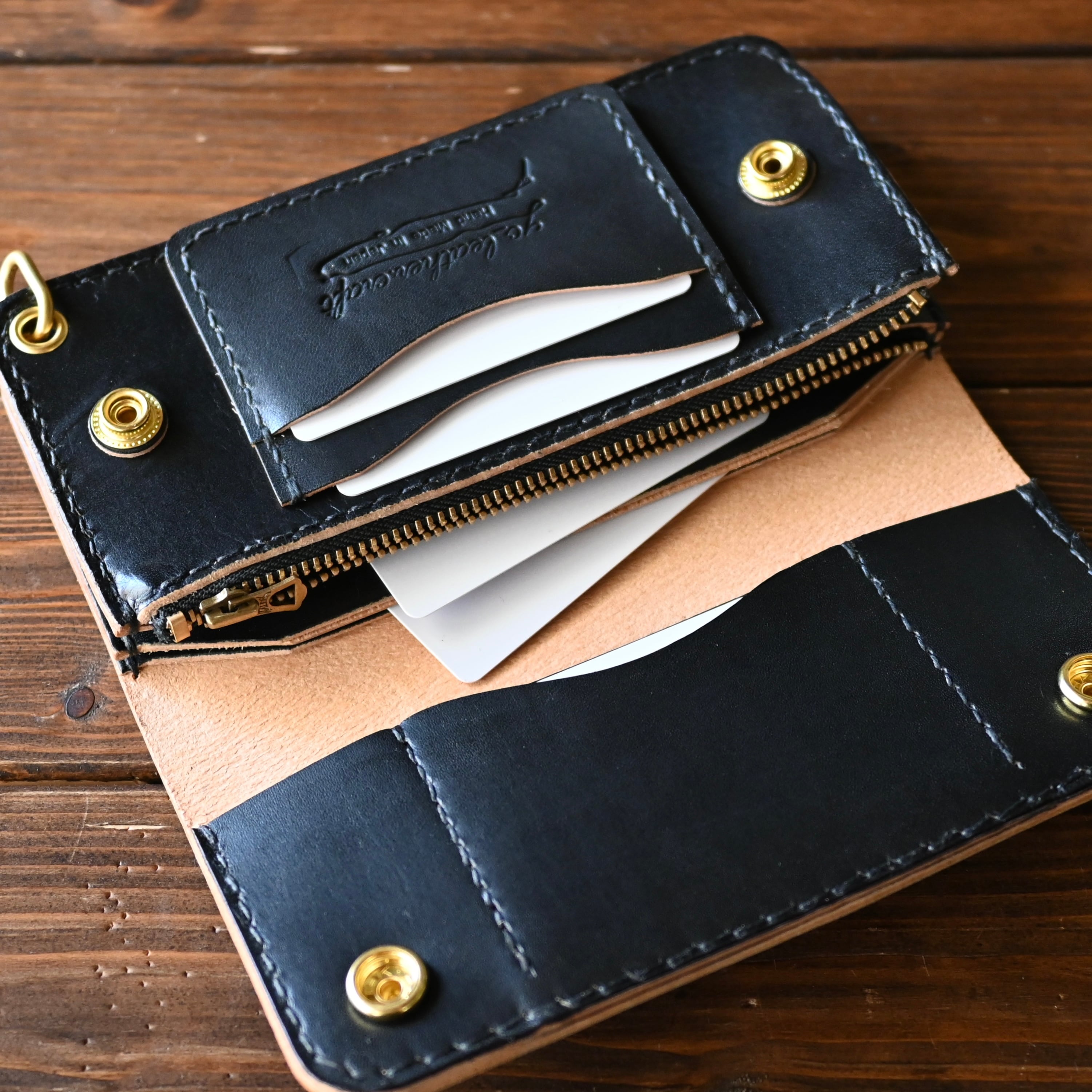 カスタムオーダー Trucker Wallet-06】 | yc_leather.craft