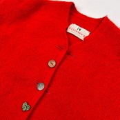 オーストリア製 STEINBOCK スタインボック チロリアン ウール ジャケット コート サイズ 40(D) /ビンテージ/レッド