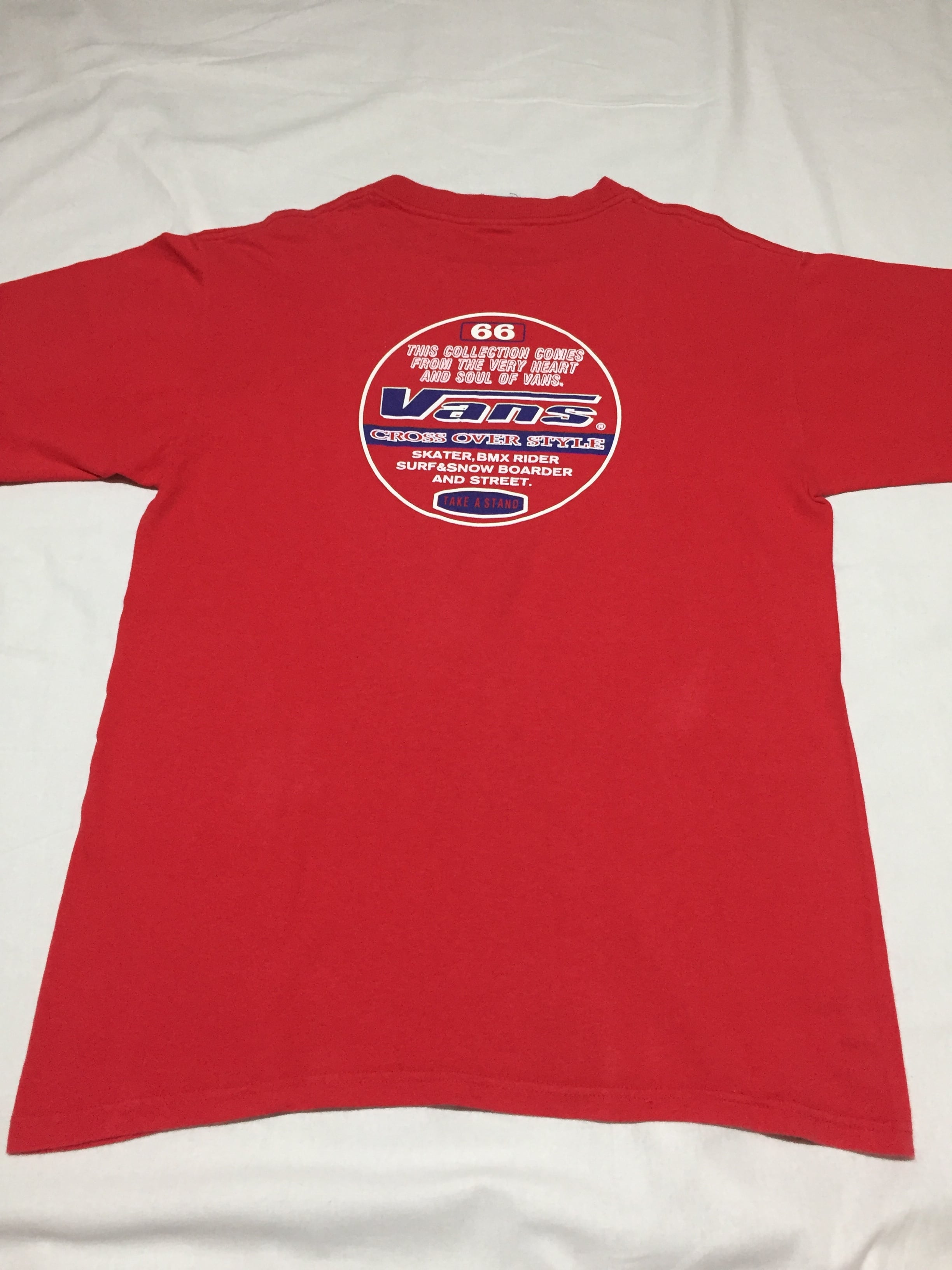 90's vans Tshirt 古着 us古着 アメカジ Tシャツ バンズ 90年代