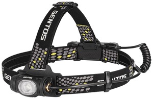 【数量限り】GENTOS(ジェントス) LED ヘッドライト USB充電式/単3電池 【明るさ380~420ルーメン/実用点灯8.5時間/後部認識灯】 メタルマスター MM-818R/MM-833D