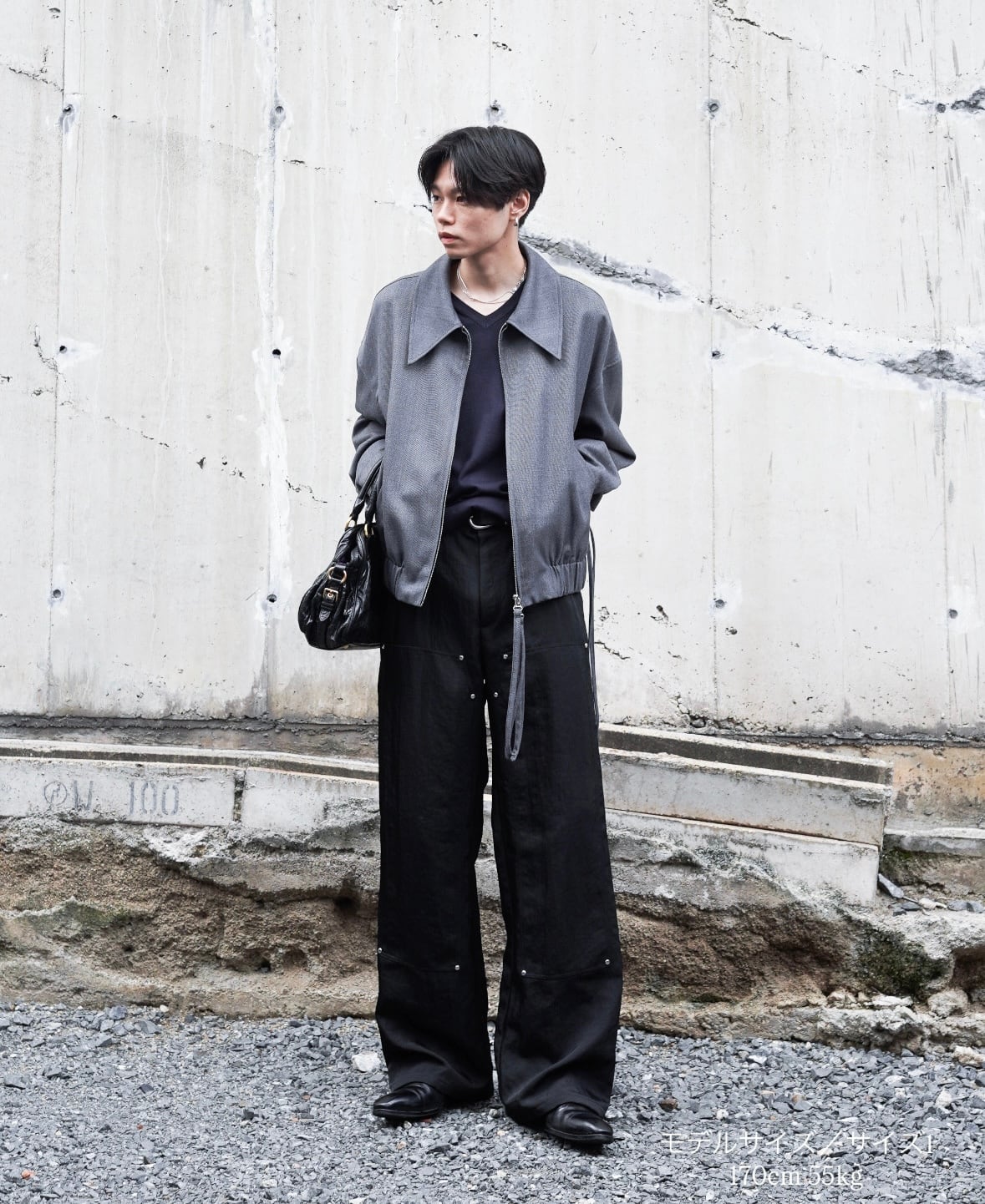 Hype-23 studs nylon trousers | Hype