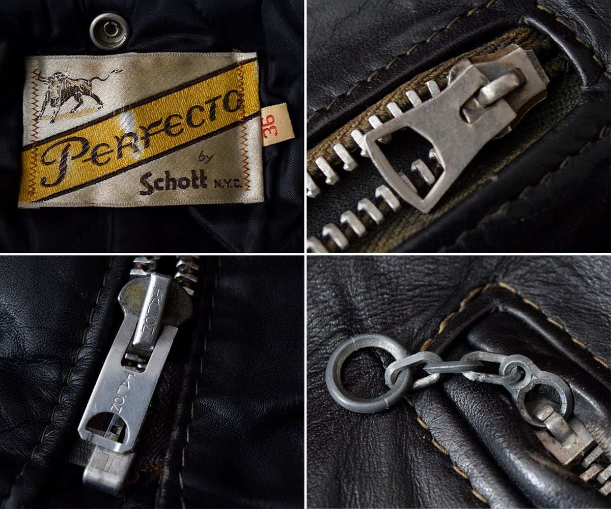 70s SCHOTT NYC RIDERS 36 | SECOND TIME GLORY | ヴィンテージレザー