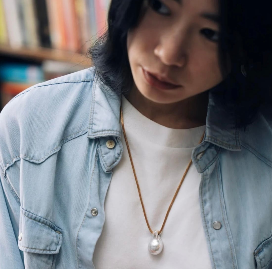 metaldropcodenecklace