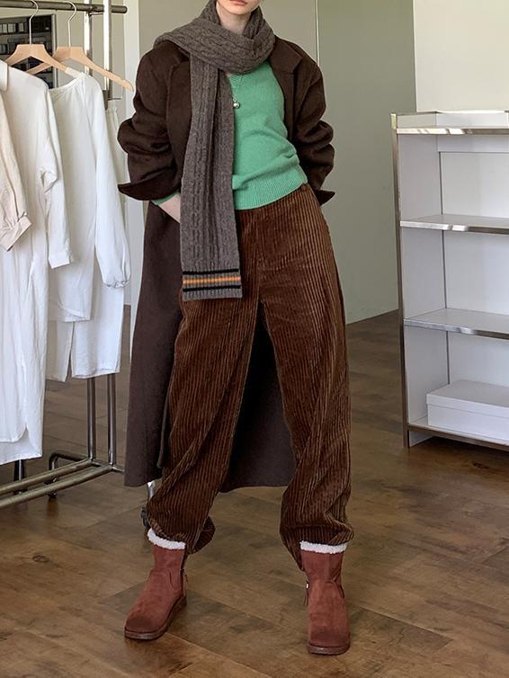 Corduroy straight pants（コーデュロイストレートパンツ）c-619