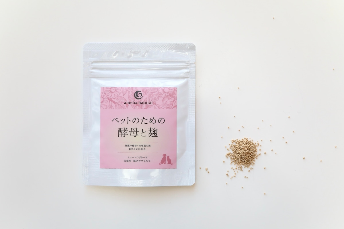 ペットのための酵母と麹 60g | amelia natural アメリアナチュラル 