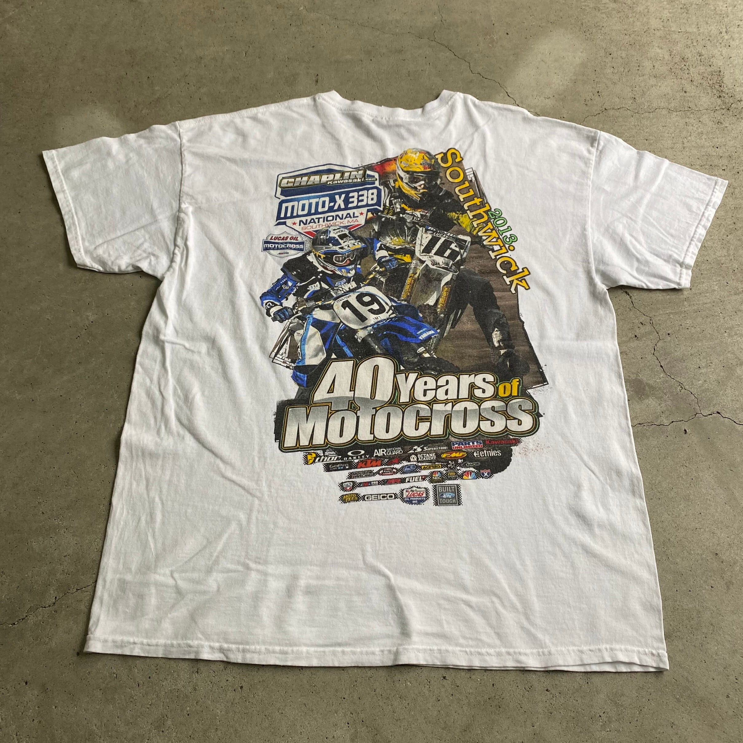 ビッグサイズ Motocross モトクロス バイク レーシングTシャツ メンズ