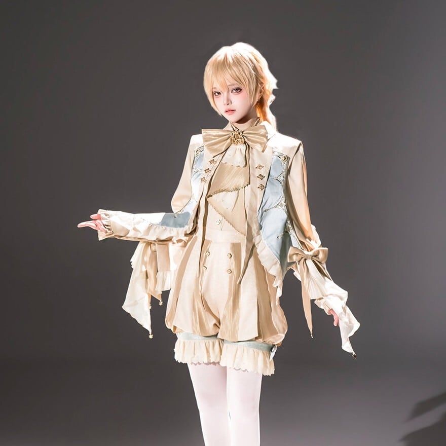 王子系ロリータ｜かぼちゃパンツ 3点セット メンズロリータ コンカフェ