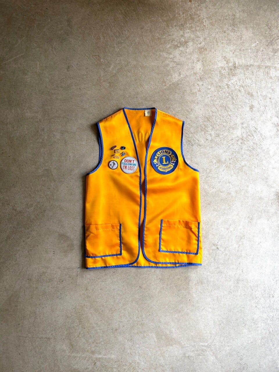 USA製 70’s-80's LIONS CLUBS INTERNATIONAL LONG VEST “WESTWOOD LIONS”
