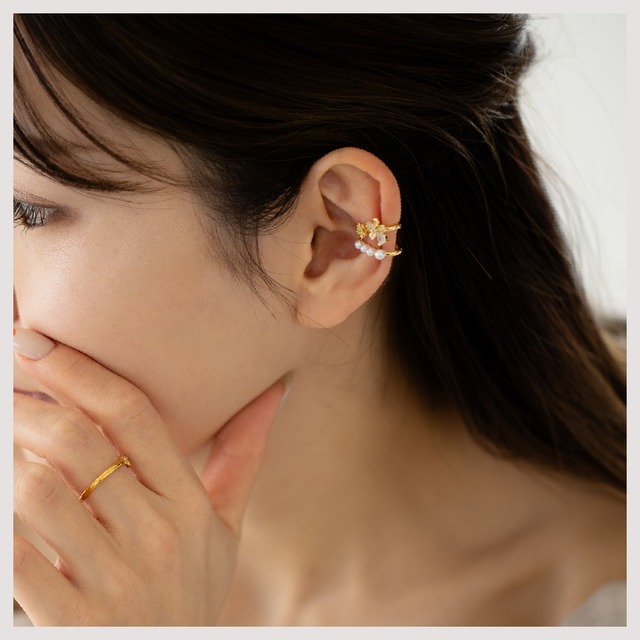 Ear cuff -Gold-