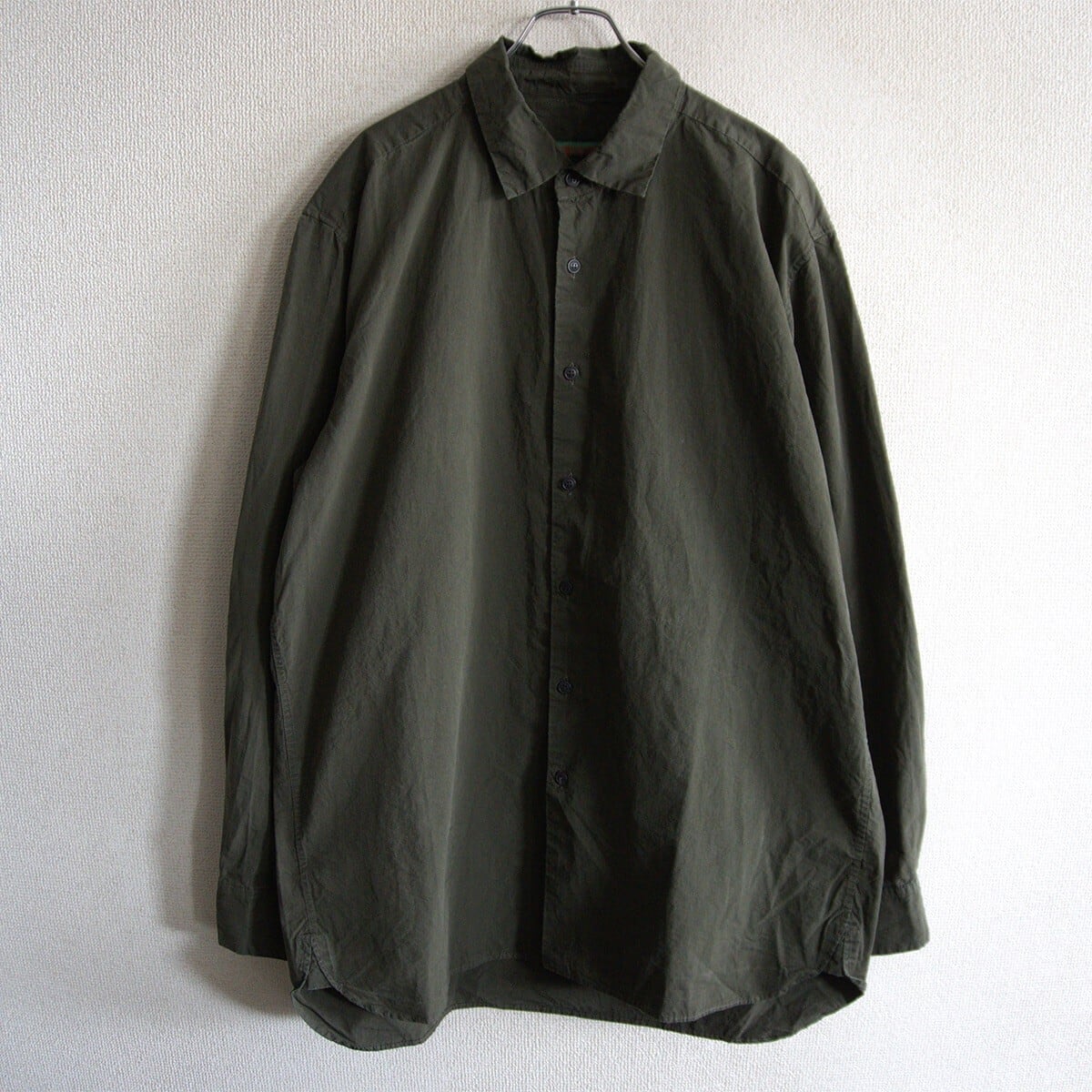 高級品】 HERMES 【セリエボタン コットン ストライプ柄 シャツ】43 17