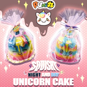 ぷに丸 Puni Maru Super Jumbo RAINBOW Unicorn cake(ジャンボユニコーンケーキ）