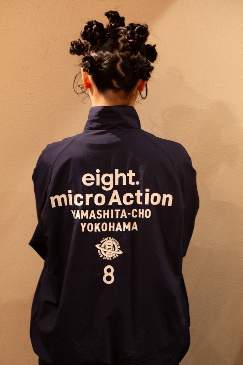 microAction✖️eight.  Track Pants（navy）