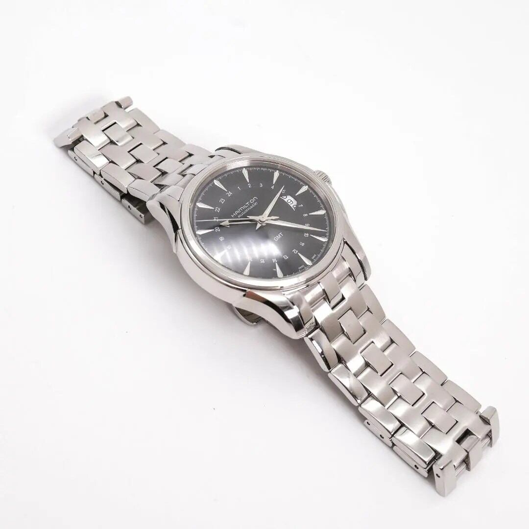 稼働 美品 HAMILTON 腕時計 ジャズマスター GMT 自動巻き 3864 | Like