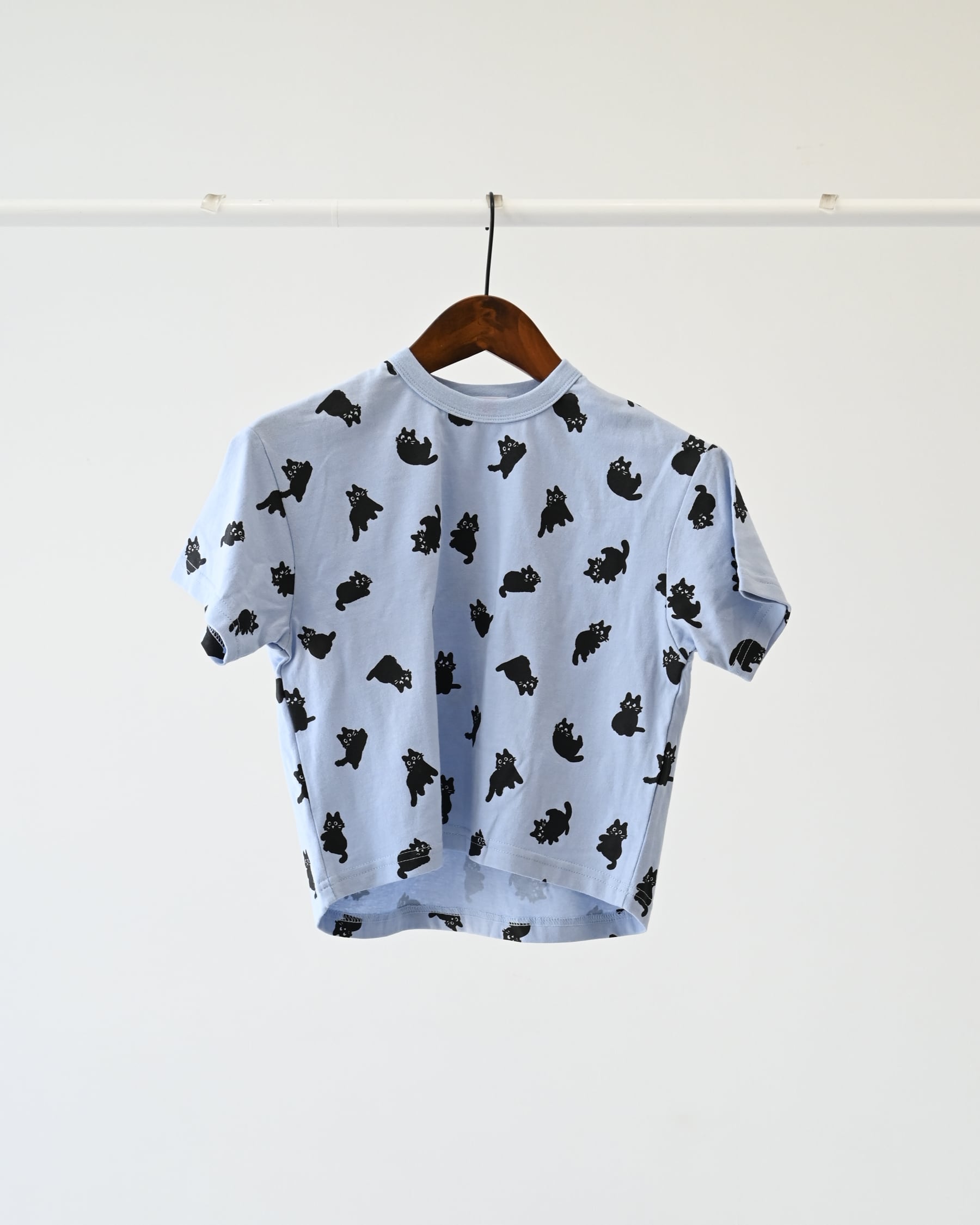 FOV(フォブ) / F/B 総柄Tシャツ / サックス / 90-130cm