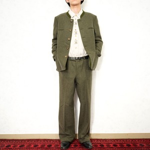 *SPECIAL ITEM* EU VINTAGE LODENFREY WOOL TYROLEAN SET UP SUIT/ヨーロッパ古着ウールチロリアンセットアップスーツ