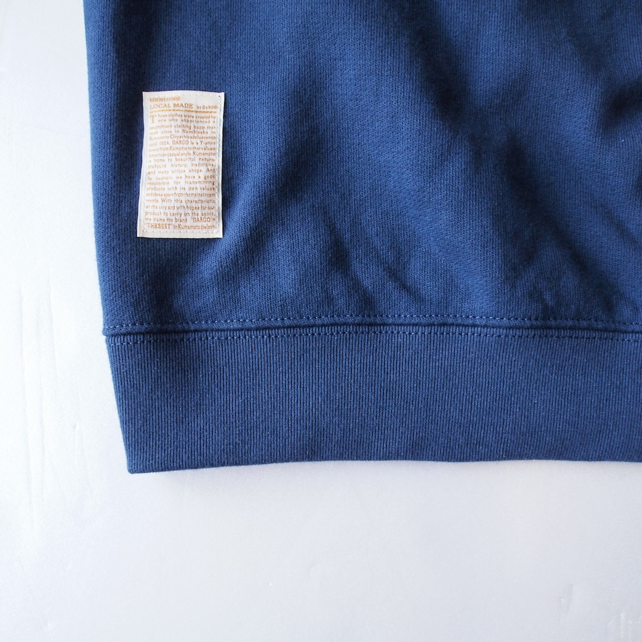 【DARGO】"L2C ATHLETICS DEPT" 8onz Half Sleeve Sweat Shirt（NAVY）