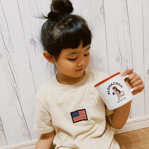 ALOHACOCO USA KIDSTEE(サンドベージュ)