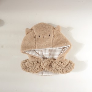 【完売】つみきの襟付き帽子(キナコ)3サイズ展開