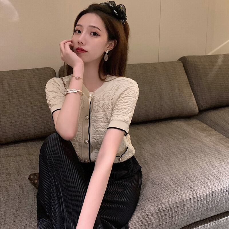 オータムショートカーディガンルーズカジュアル ストリート 秋物 ガールズファッション88583925382