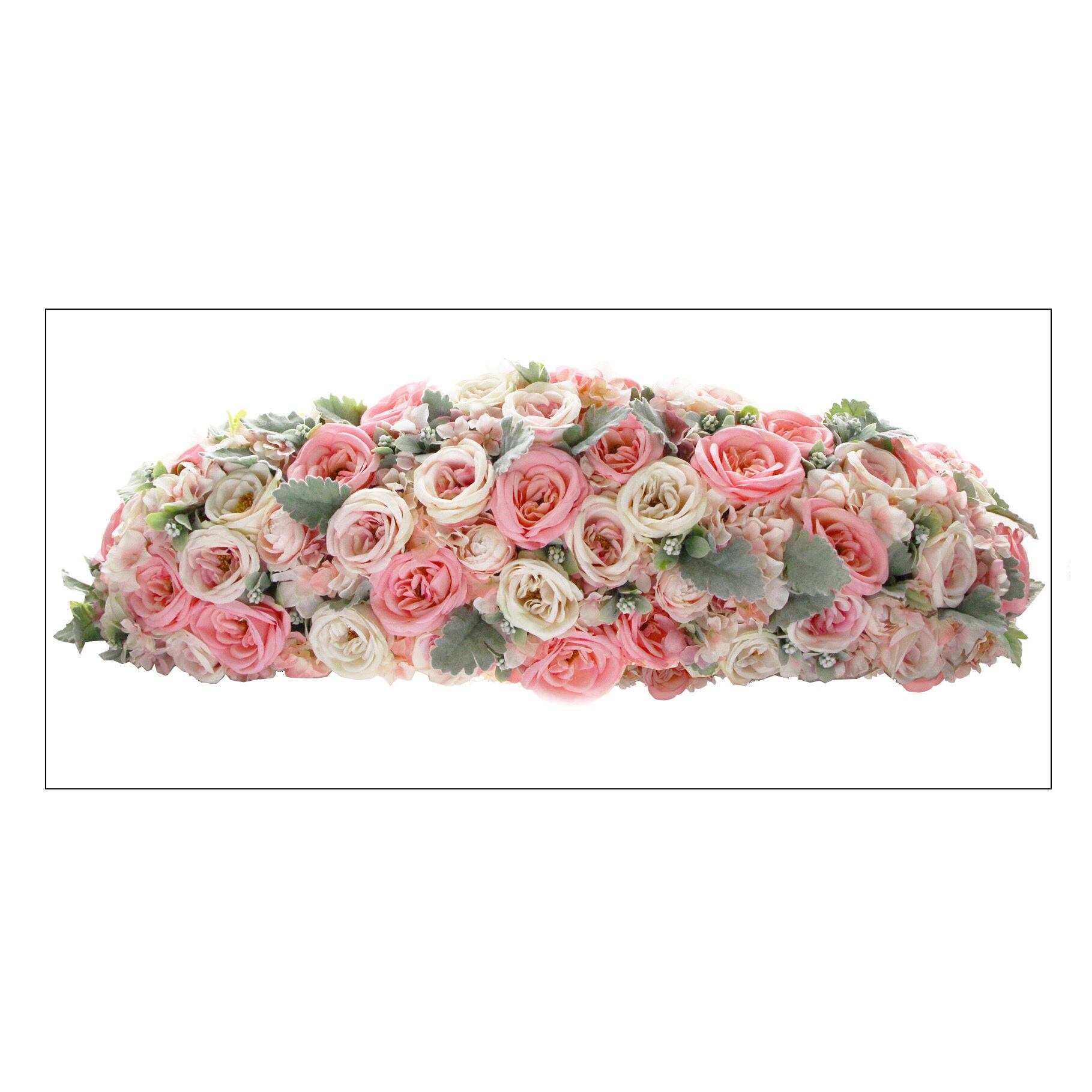ピンクバラの高砂装花（約W80㎝）メインテーブル・ウェルカム