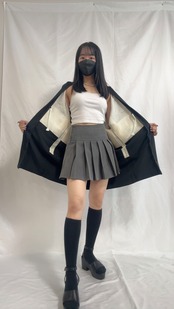 Vintage Black Haori 466
