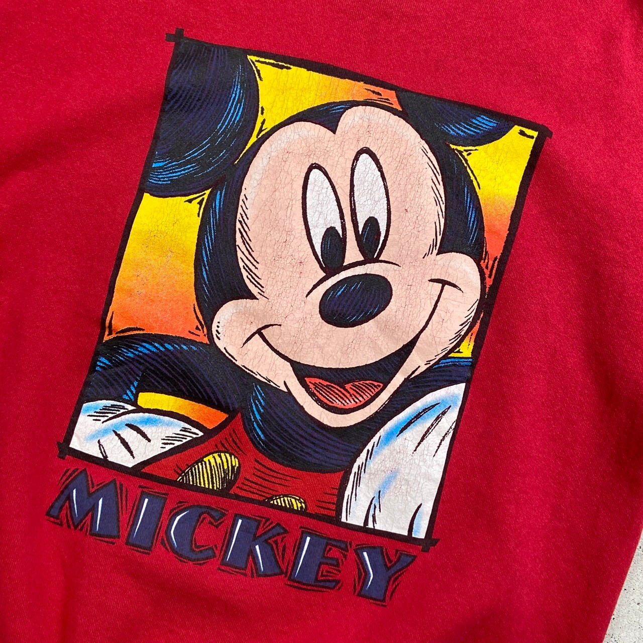 90年代 USA製 MICKEY UNLIMITED スウェットシャツ キャラクター 