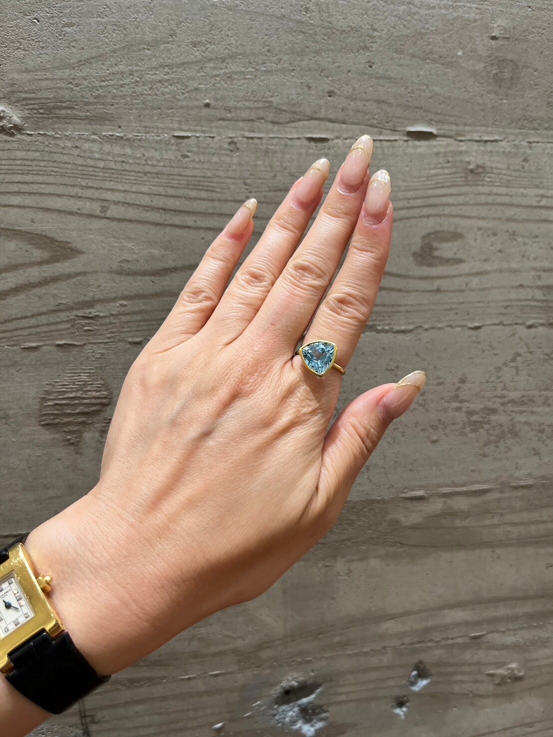 ブルーオーロ K18YG リング ブルーオーロ K18YG リング