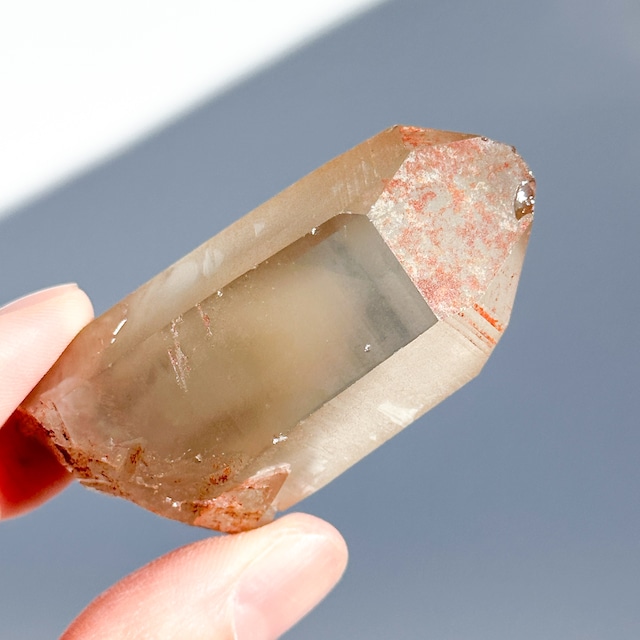 ファントム◎セーラ・デ・カブラル産タンジェリンレムリアンクォーツ 原石42◇ Tangerine  Lemurian Quartz ◇ 天然石・鉱物・パワーストーン