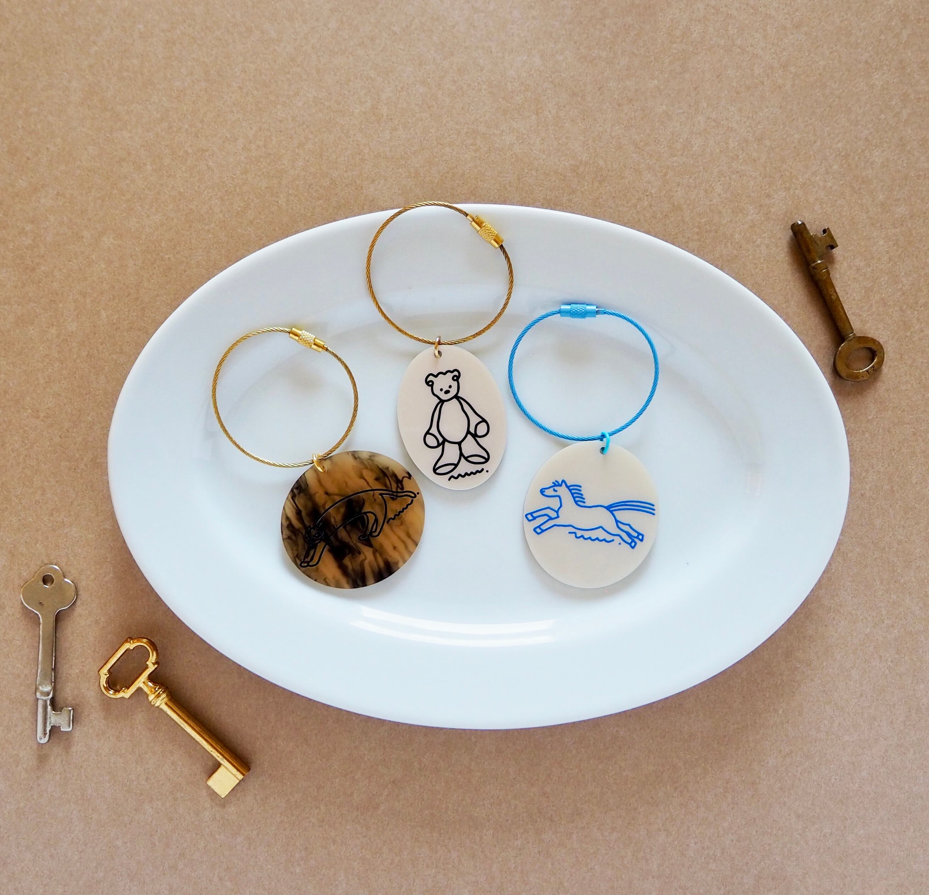 acryl keyring《cat》