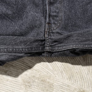 極美品 34×32 501-0658 USA 85年 Levi’s 先染めブラックデニムパンツ リーバイス