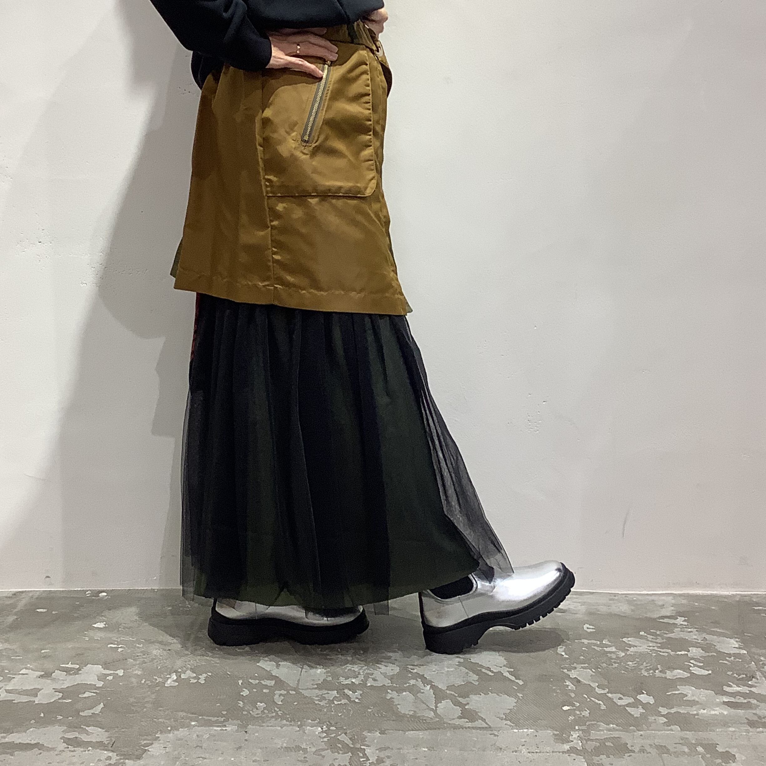 RISLEY(リズレイ)】アシメミリタリーチュールスカート[R2403 RISLEY(リズレイ)】アシメミリタリーチュールスカート[R2403