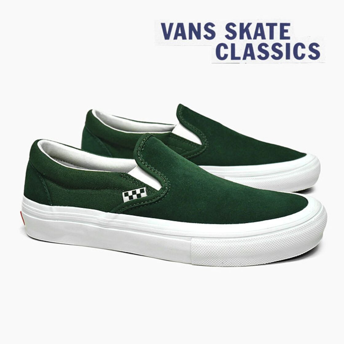 VANS SKATE SLIP-ON WRAPPED GREEN/WHITE VN0A5FCAY9H 26.0-29.0 