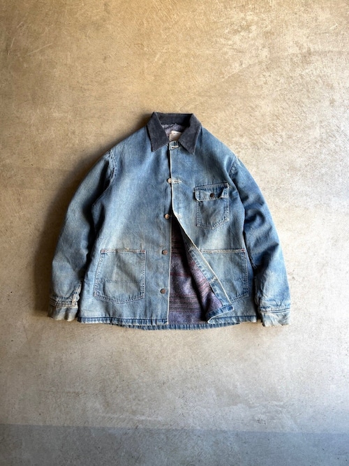 70's BLANKETLINER DENIM COVERALL