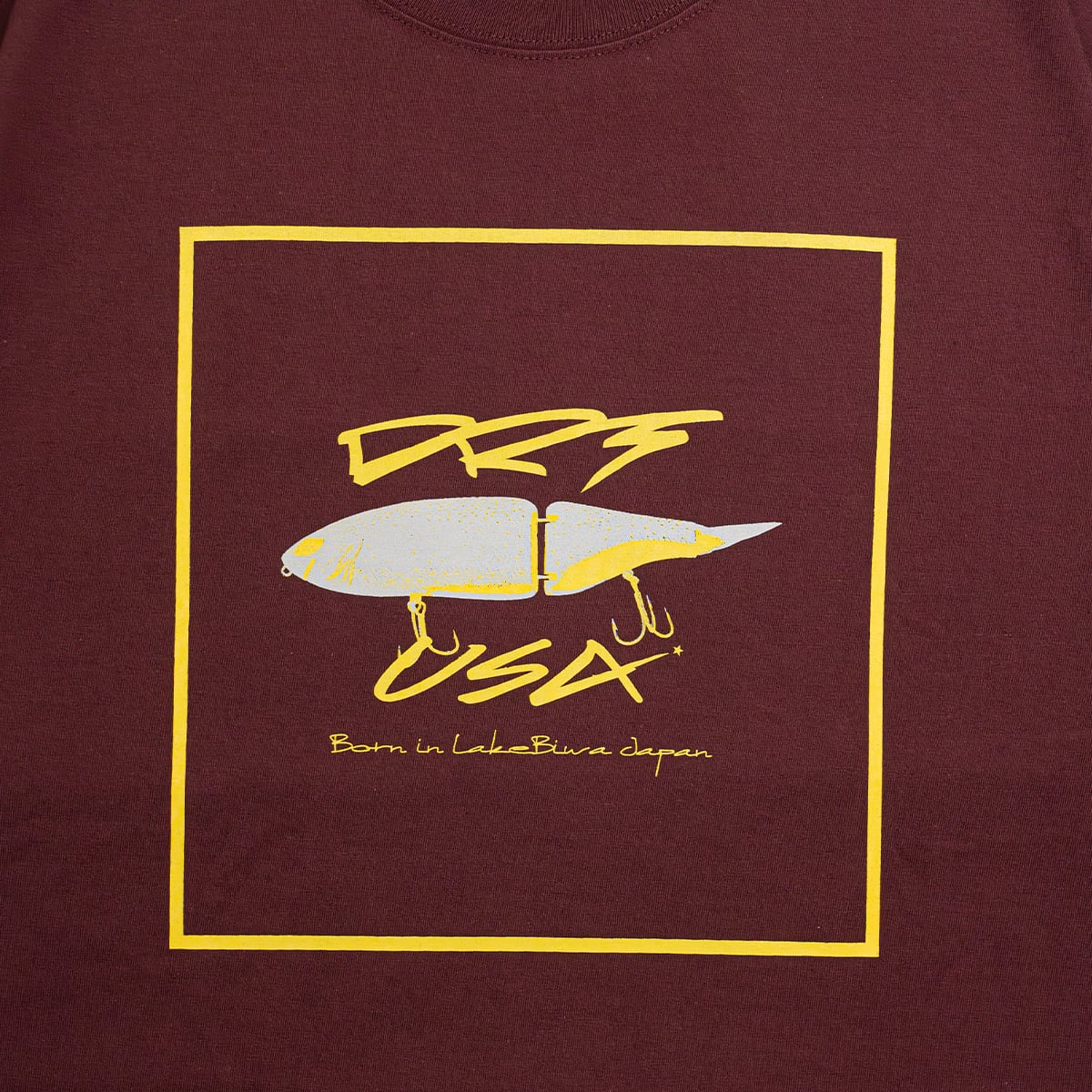 予約販売 / 6月下旬発送】DRT USA T Shirt #Burgundy | modeB Trading