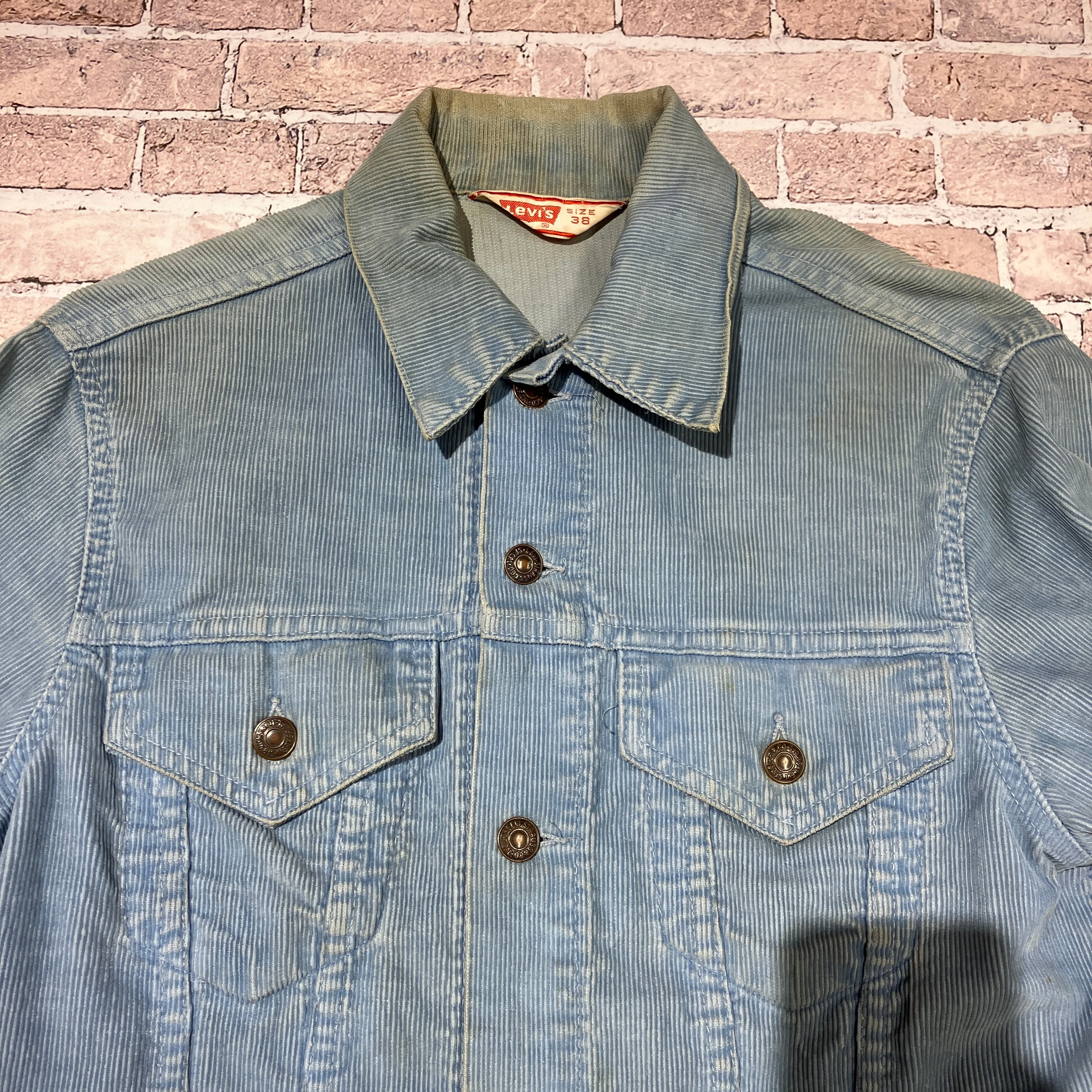 Ⓚ1970'S LEVI'S 70505 CORDS JACKET SAX SIZE38 | safarionline