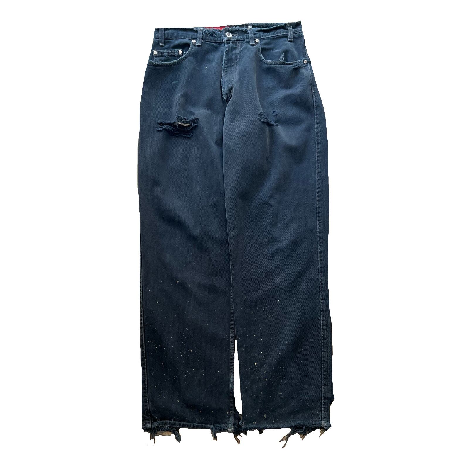 A140】Levi's 501 Made in USA W33 L32 black/ リーバイス 501