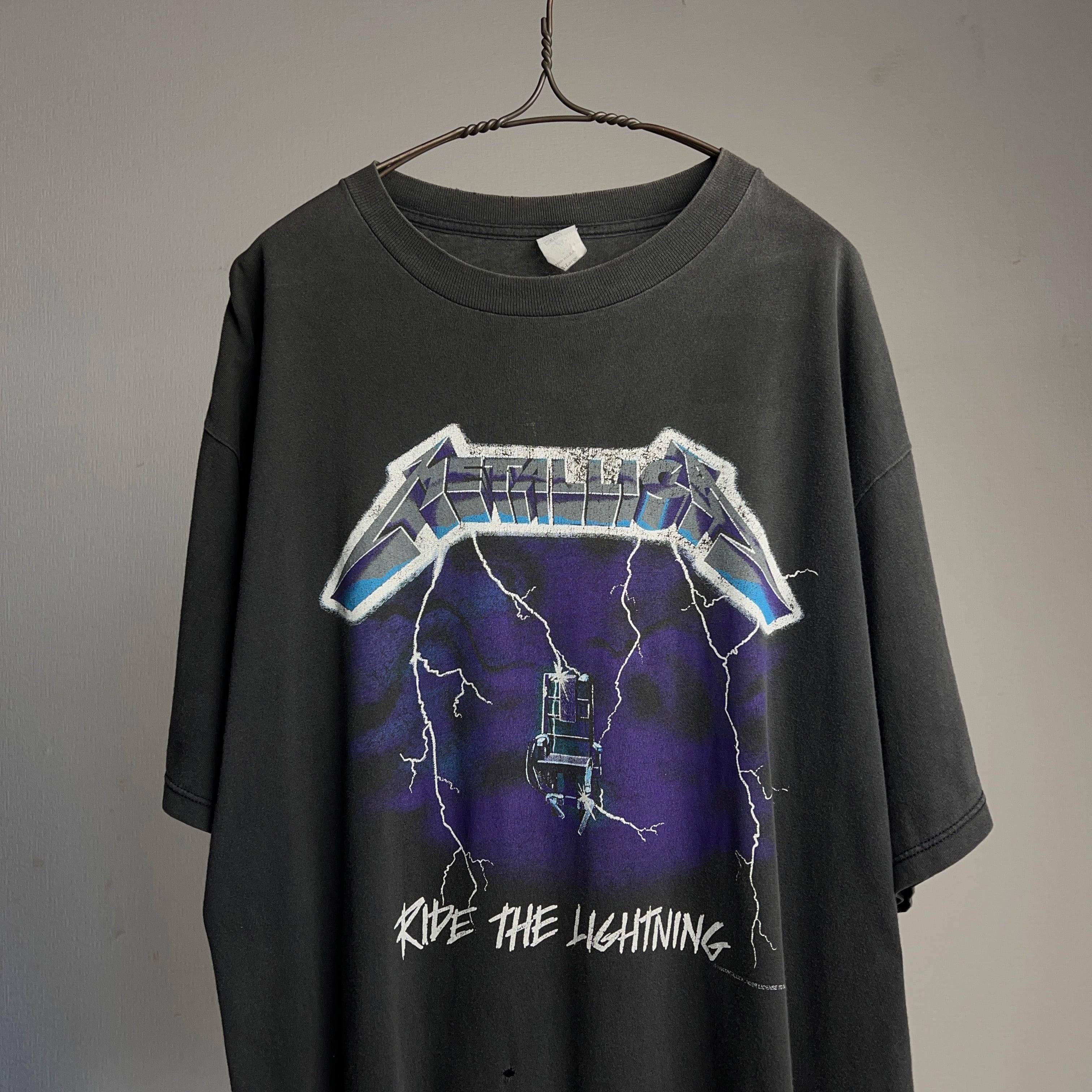 ライドザライトニン　RidetheLigntning バンドTシャツ　プリント