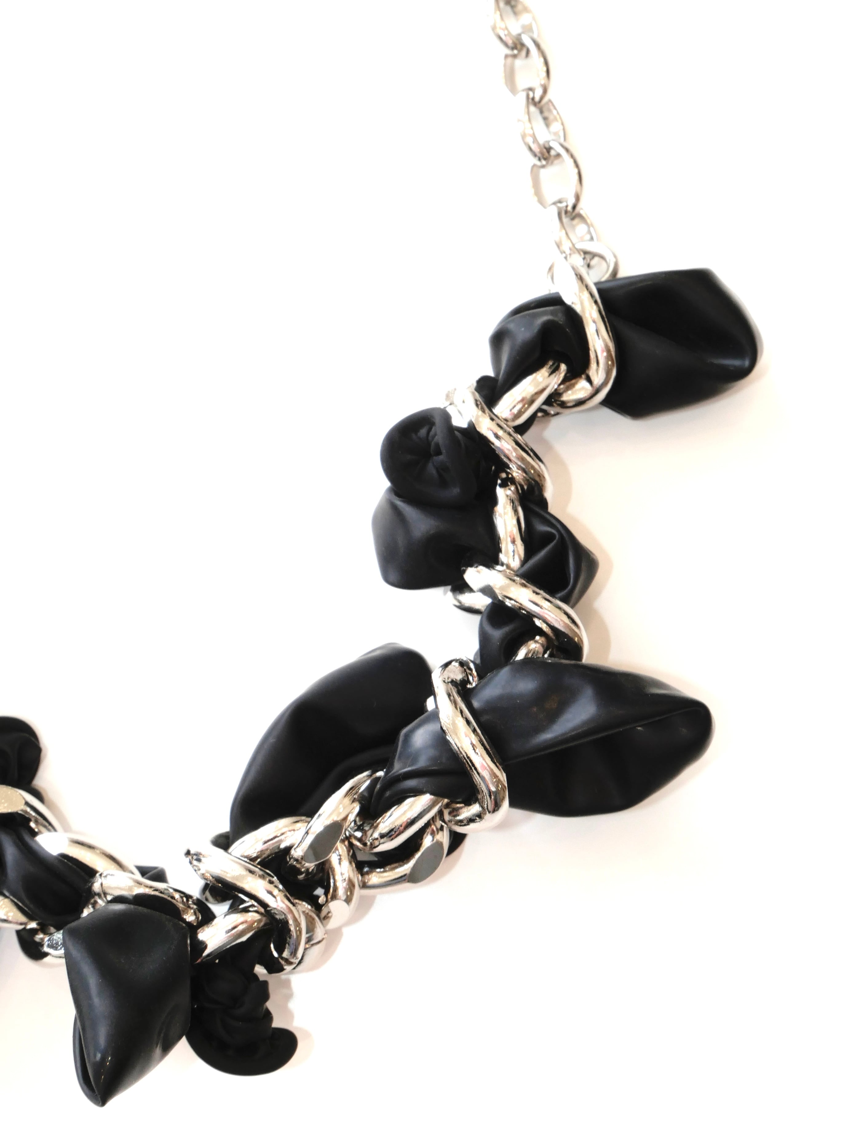 doublet BALLOON CHAIN NECKLACE (Silver) | CONSTRUCT1