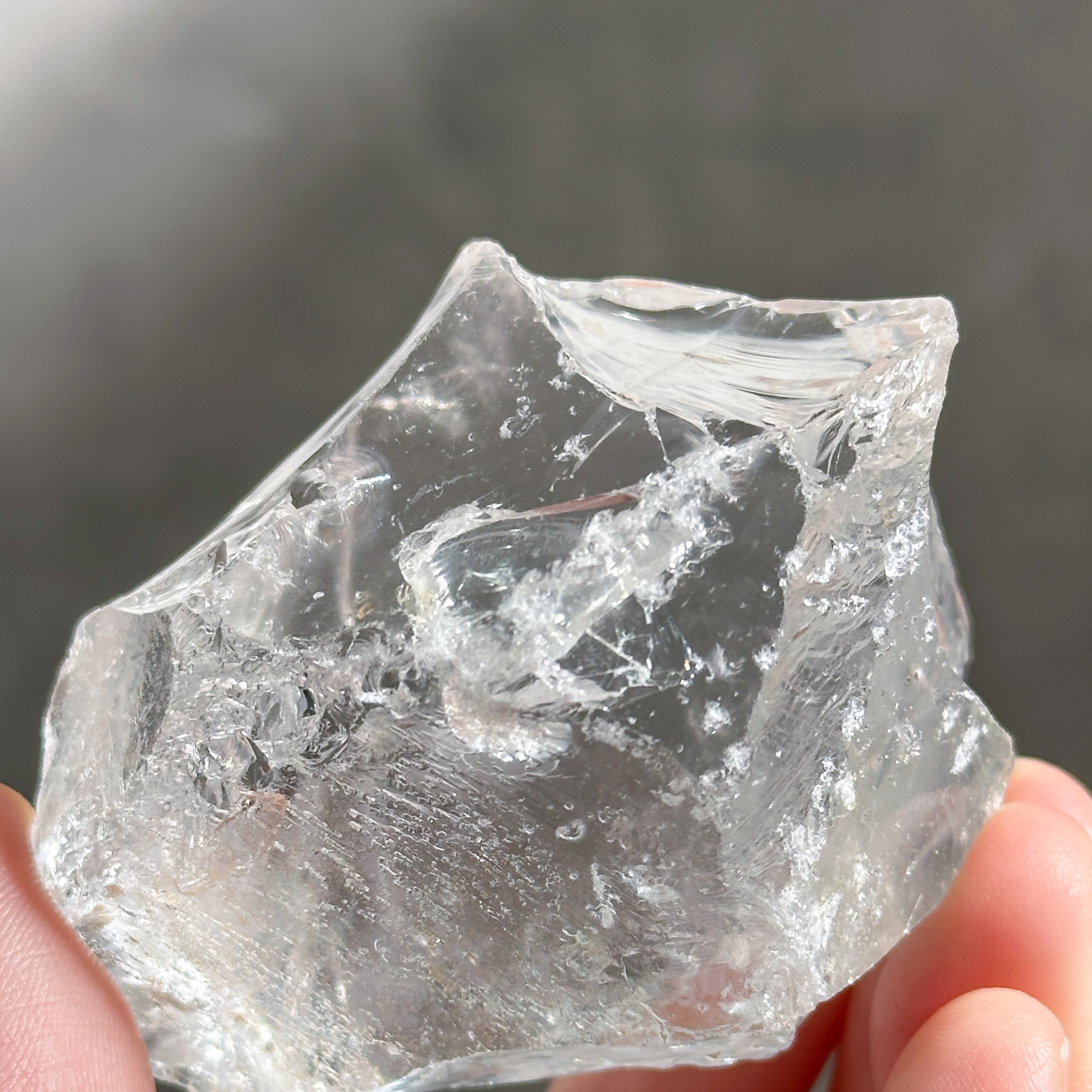 透明感◎虹◎ミナスジェライス産クリアクォーツ 原石01◇ Clear Quartz