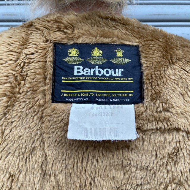 90s バブアー ボアライナーベスト スリーワラント サイズ44 L-XL相当