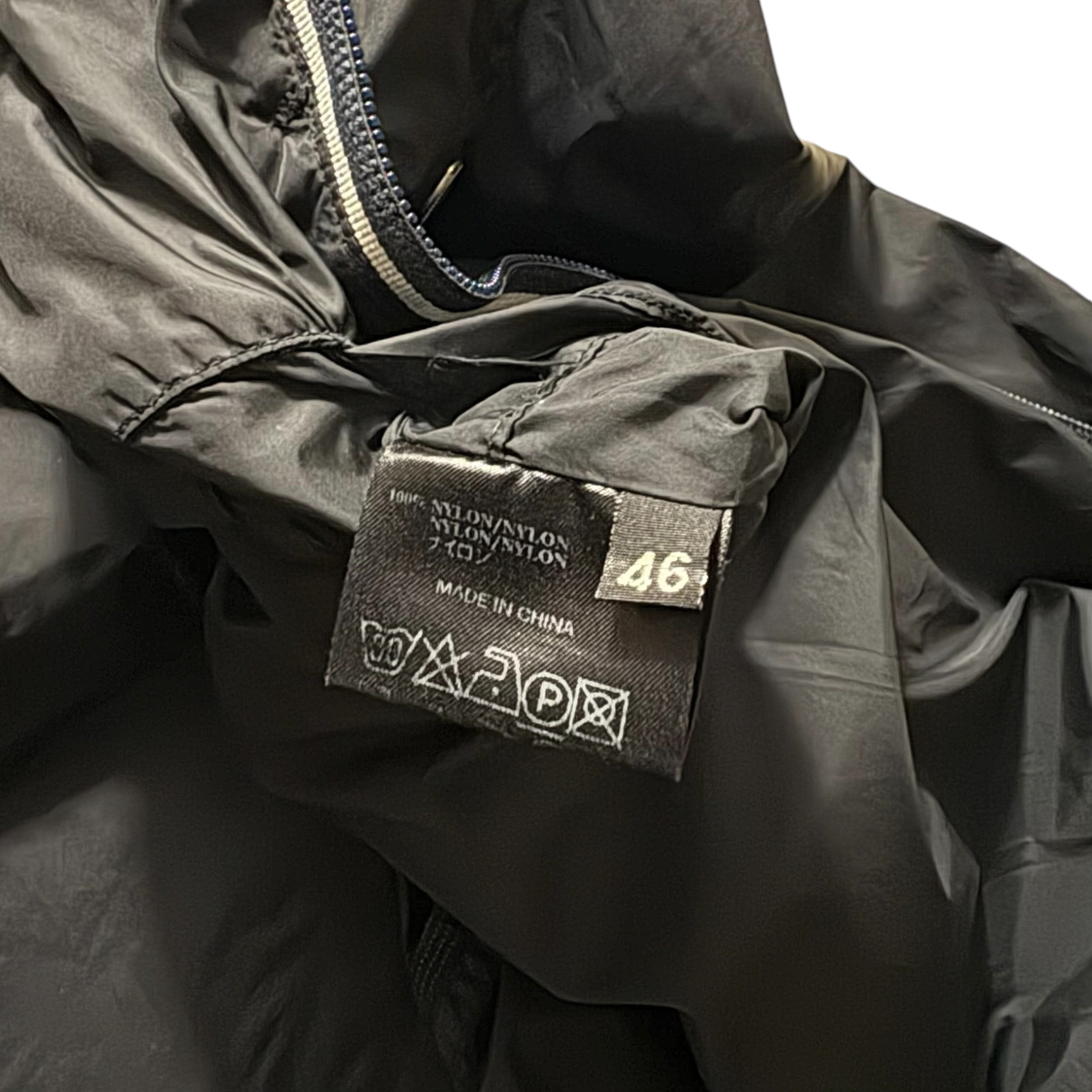 CoSTUME NATIONAL HOMME black nylon riders jacket | NOIR ONLINE