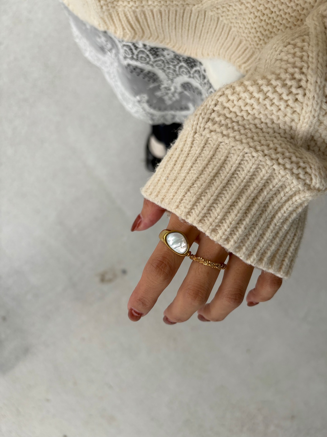 モダンウーブンリング