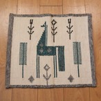 DENMARK LINEN BLUE HORSE TAPESTRY