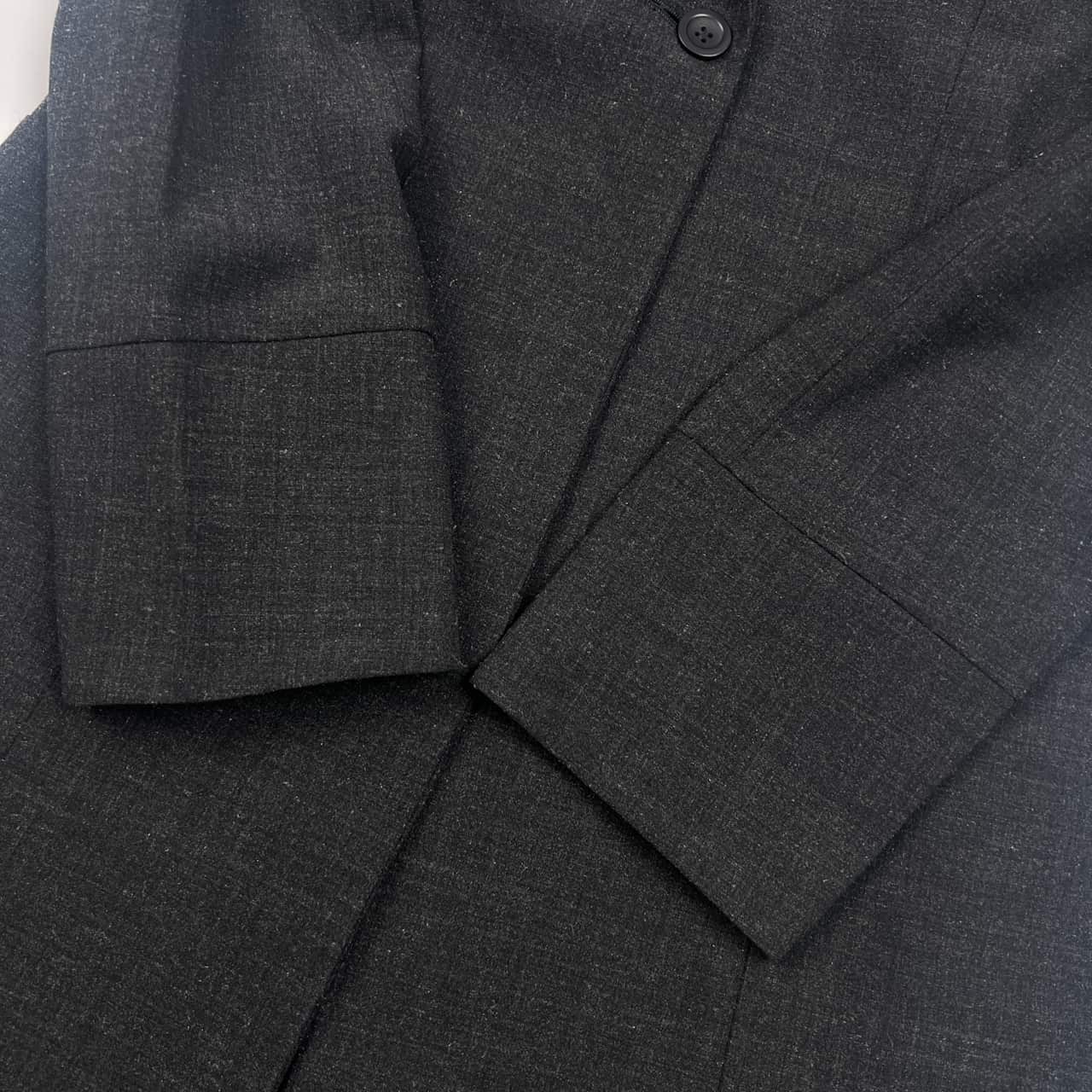 上下 Corinne Sarrut コリーヌ サリュー  セットアップ ジャケット パンツ 38/ダークグレー レディース