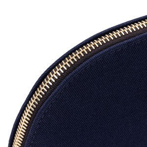 ZIPPED POUCH 3rd / DALBY CANVAS  NAVY