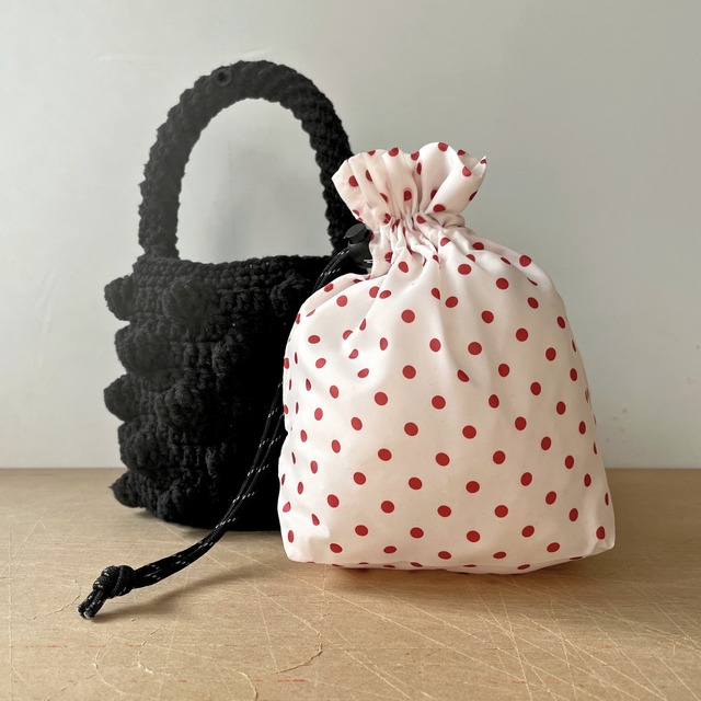 Inner bag Mini / Red  Dots