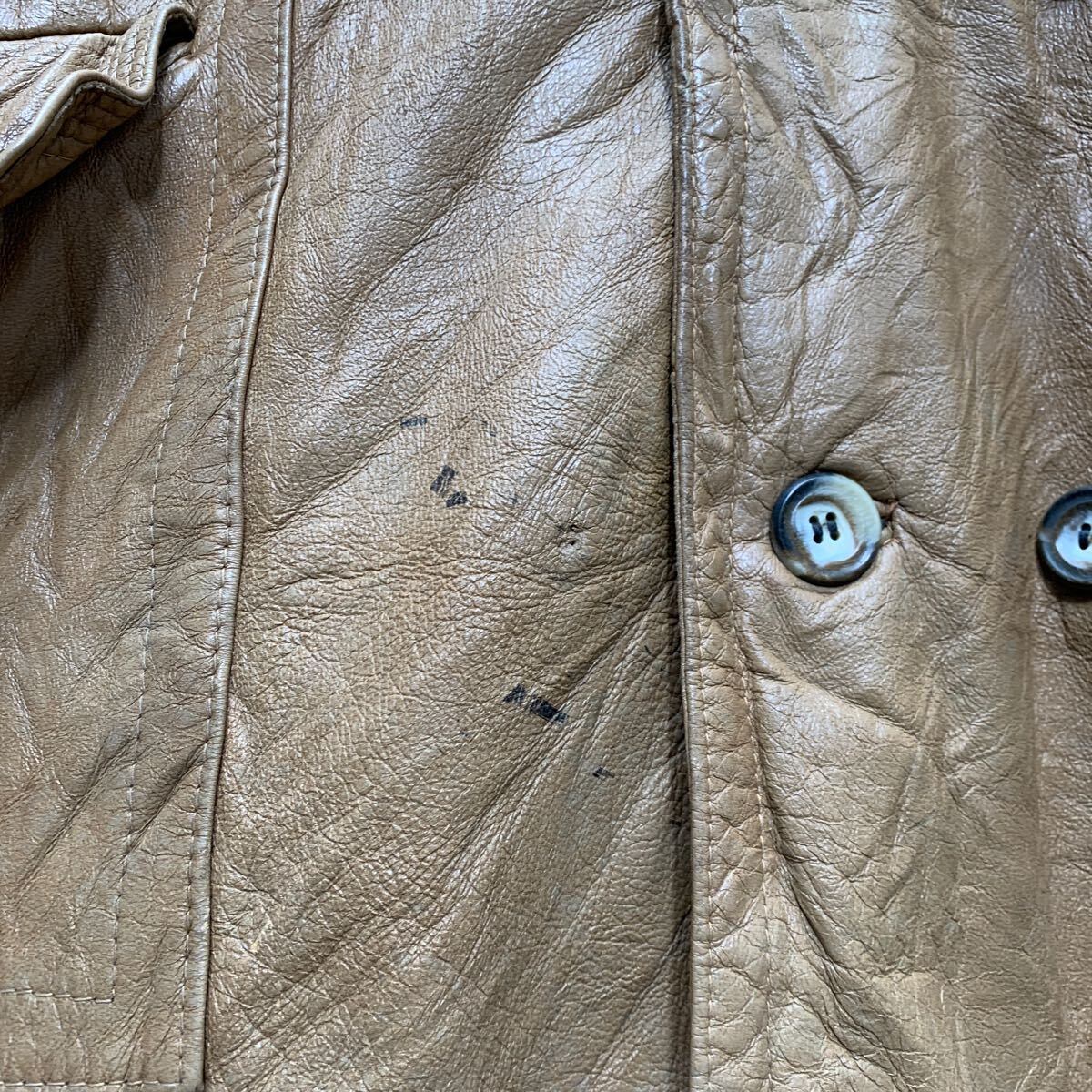 Montreal Leather Garment レザーコート 3XL〜 キャメル カナダ製